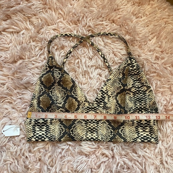 Leopard crop top tank large NWT New - Picture 9 of 9